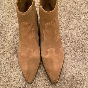 Sam Edelman western suede bootie